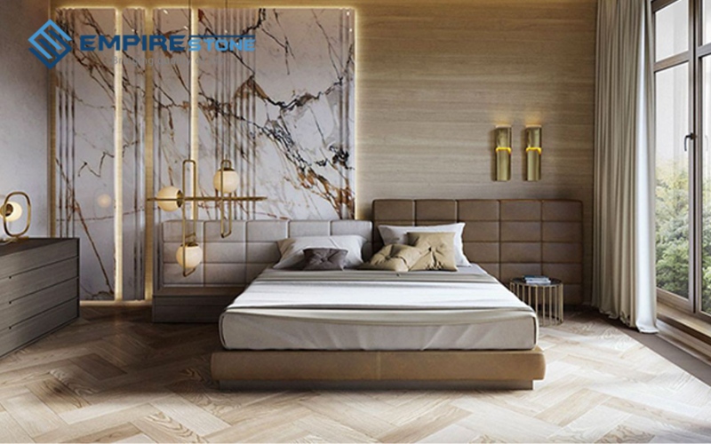 Mẫu bàn trà tròn mặt đá đẹp, hiện đại, phù hợp với mọi không gian