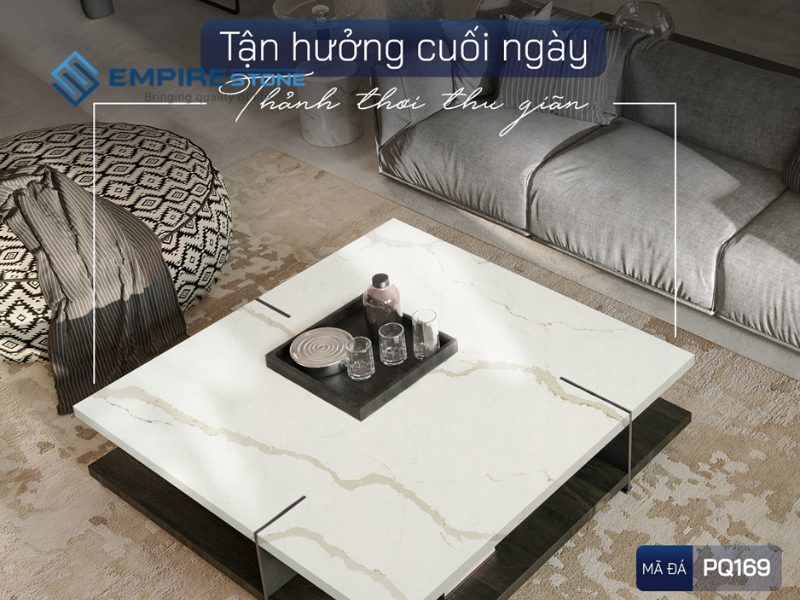 15 mẫu bàn đá nhân tạo gốc thạch anh 