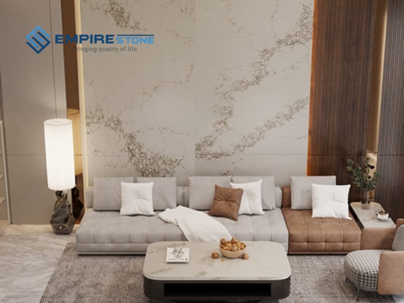 mẫu đá nhân tạo Statuario Brown 