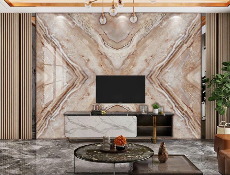Đá nhân tạo gốc thạch anh ốp tường tranh 3D