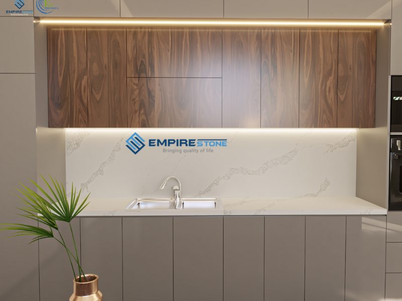 Top 5 mẫu bàn bếp đá thạch anh đẹp cho không gian hiện đại chon nen tran mau logo xanh den hay toi mau chon trang 22 1