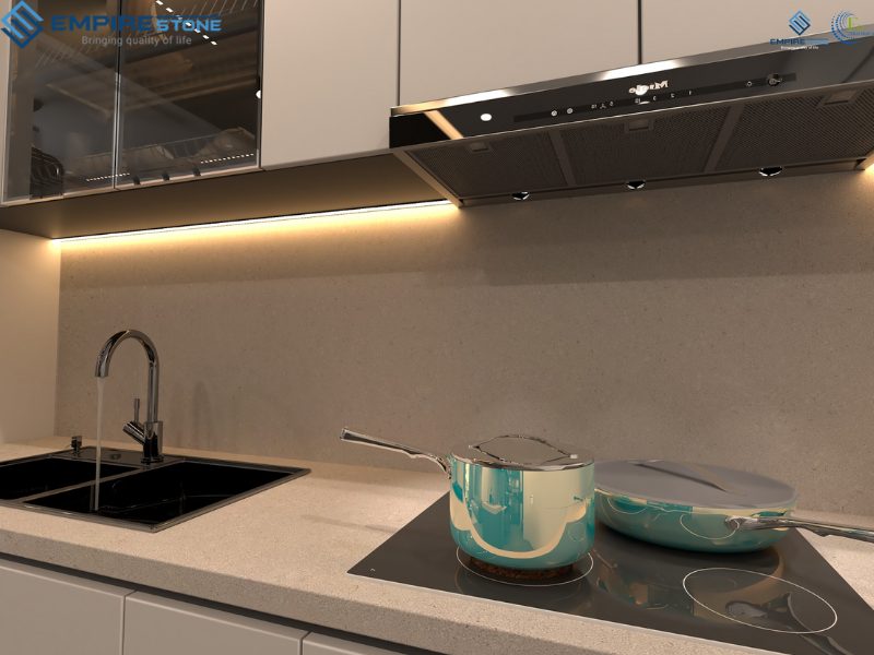 Top 5 mẫu bàn bếp đá thạch anh đẹp cho không gian hiện đại chon nen tran mau logo xanh den hay toi mau chon trang 24 1