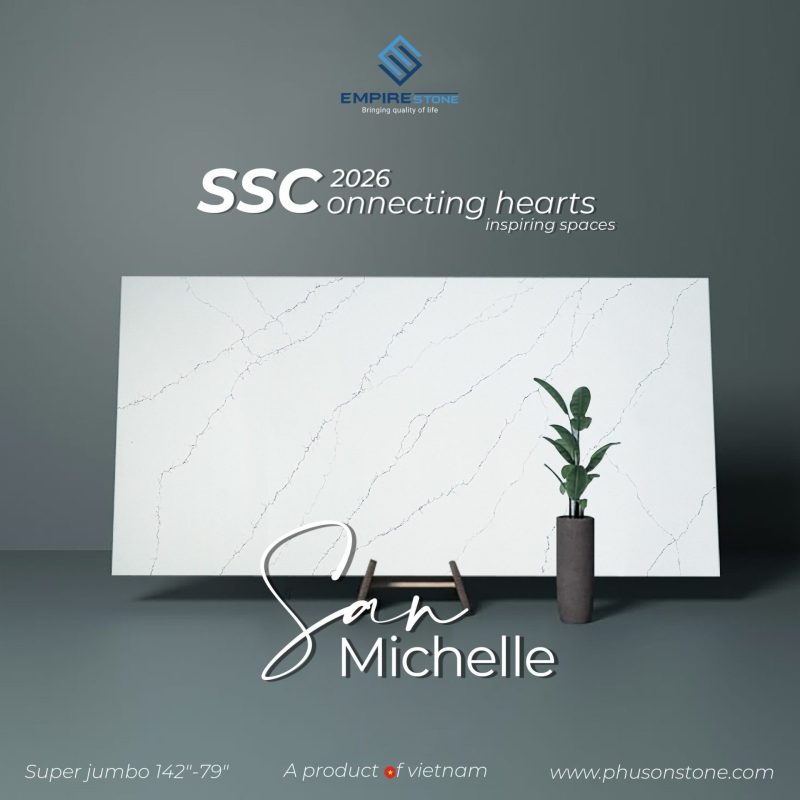 bộ sưu tập đá thạch anh nhân tạo SSC2026