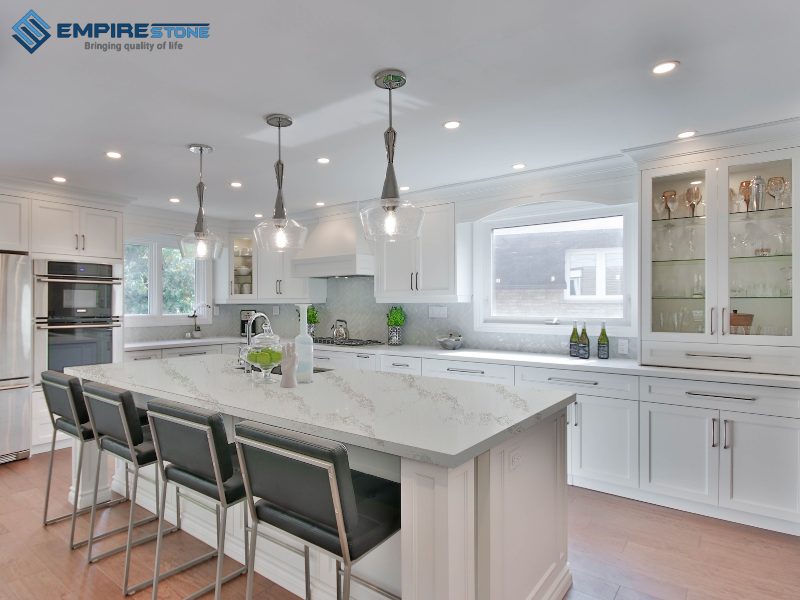 Đá nhân tạo cho phòng bếp có tốt không? Kinh nghiệm chọn chuẩn bền, đẹp, dễ vệ sinh đá nhân tạo cho phòng bếp