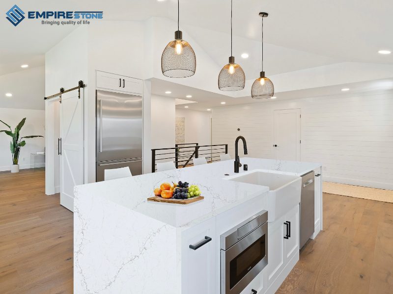 Đá nhân tạo cho phòng bếp có tốt không? Kinh nghiệm chọn chuẩn bền, đẹp, dễ vệ sinh đá nhân tạo cho phòng bếp