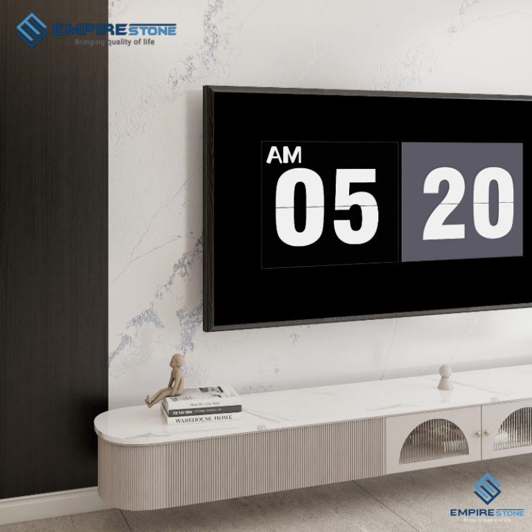 Đá nhân tạo gốc thạch anh Quartz Printing PP692 Angkor Wat: Dấu ấn nghệ thuật từ công nghệ in mới nhất