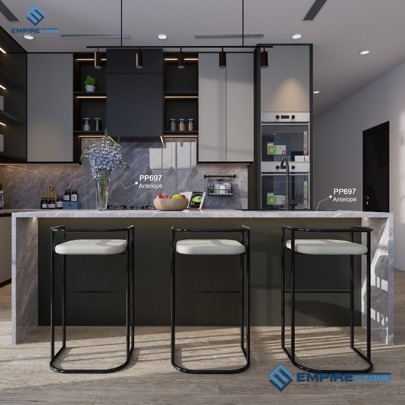 mẫu bàn bếp đẹp nhất hiện nay