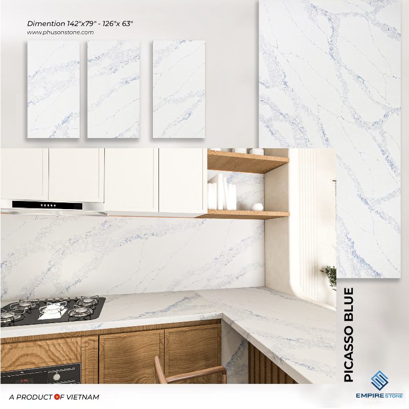 5 mẫu bàn bếp đá thạch anh