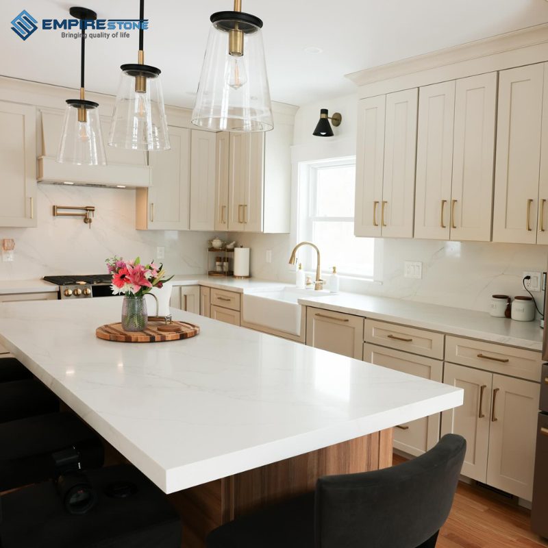 5 mẫu bàn bếp đá thạch anh