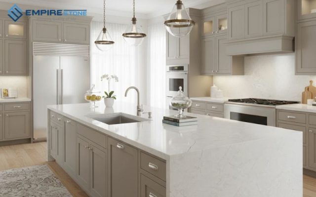 10 mẫu đá thạch anh làm bàn bếp đẹp