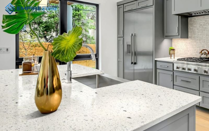 10 mẫu đá thạch anh làm bàn bếp đẹp