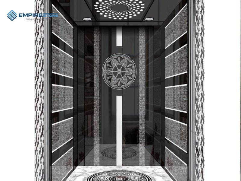 bộ sưu tập đá nhân tạo ốp thang máy