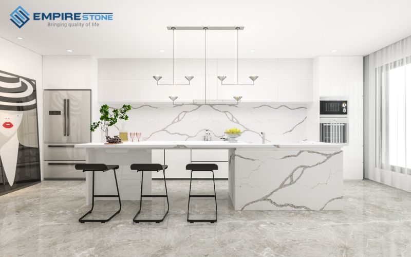 Cách chọn đá thạch anh cho bàn bếp đẹp, bền và phù hợp từng không gian Cách chọn đá thạch anh cho bàn bếp
