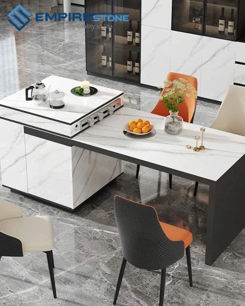 Ứng dụng đá thạch anh trong nội thất đẹp, bền và hiện đại ứng dụng đá thạch anh trong nội thất