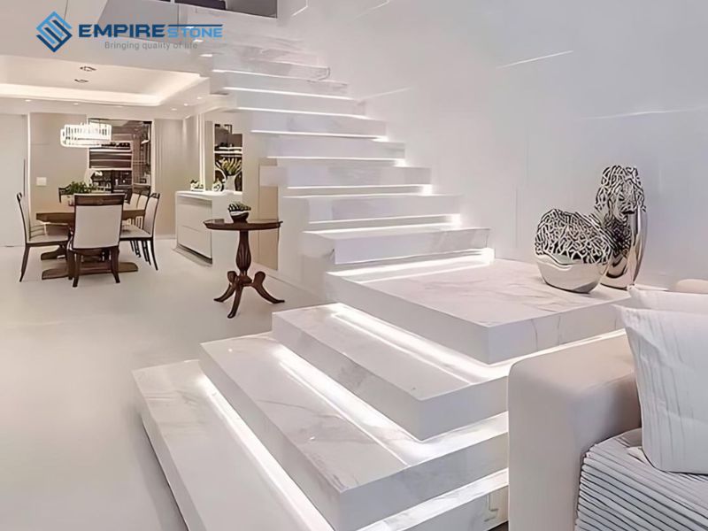 Ứng dụng đá thạch anh trong nội thất đẹp, bền và hiện đại ứng dụng đá thạch anh trong nội thất