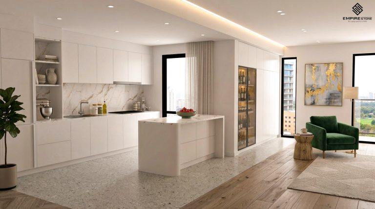 Có Nên Ốp Đá Full Tường Bếp Khi Muốn Không Gian Bếp Cao Cấp Hơn?