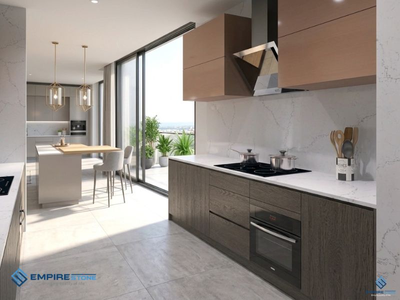 đá thạch anh và đá solid surface