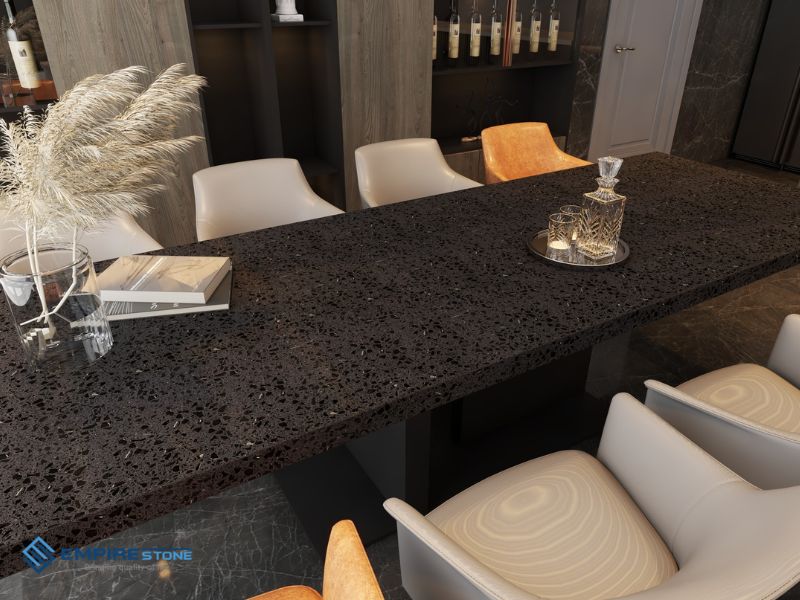 đá thạch anh và đá solid surface