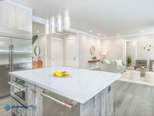 giá đá ốp bếp trên dưới