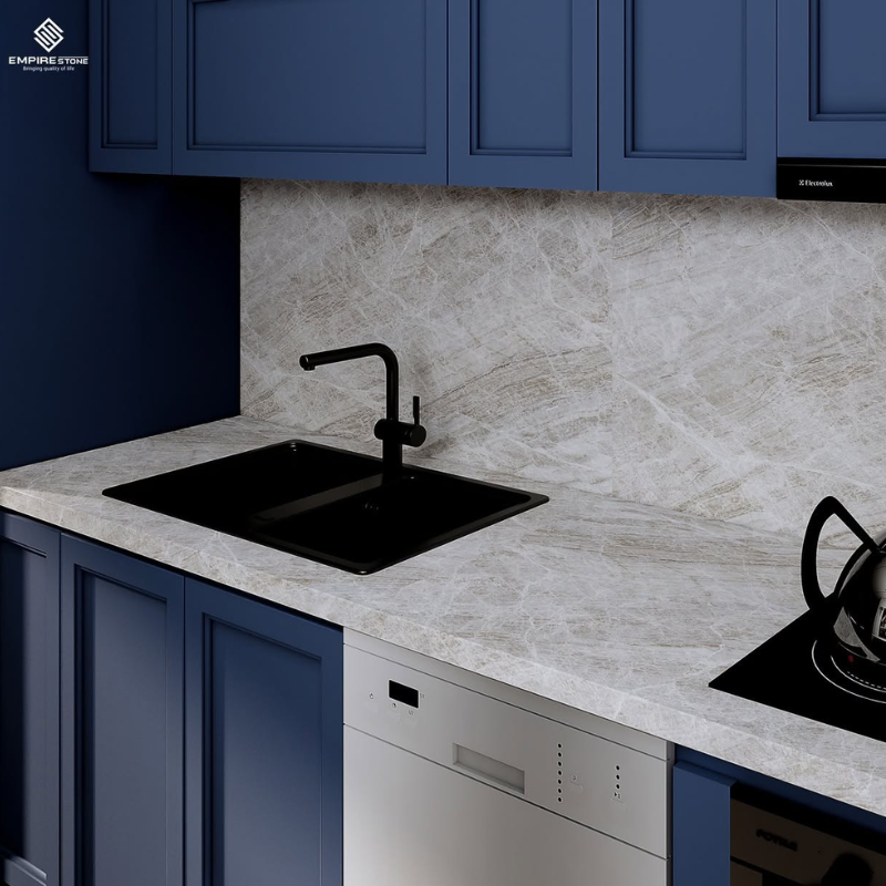 Đá ốp backsplash bếp đẹp