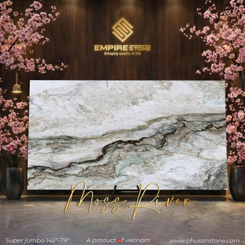 Mặt bàn quầy thu ngân đá đẹp, bền cho cửa hàng, showroom mat ban quay thu ngan da 6