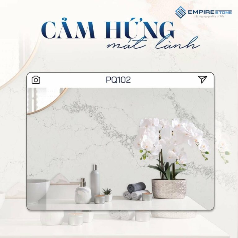 Đá thạch anh phong cách tân cổ điển: Chọn màu vân, vị trí và cách phối đúng tinh thần